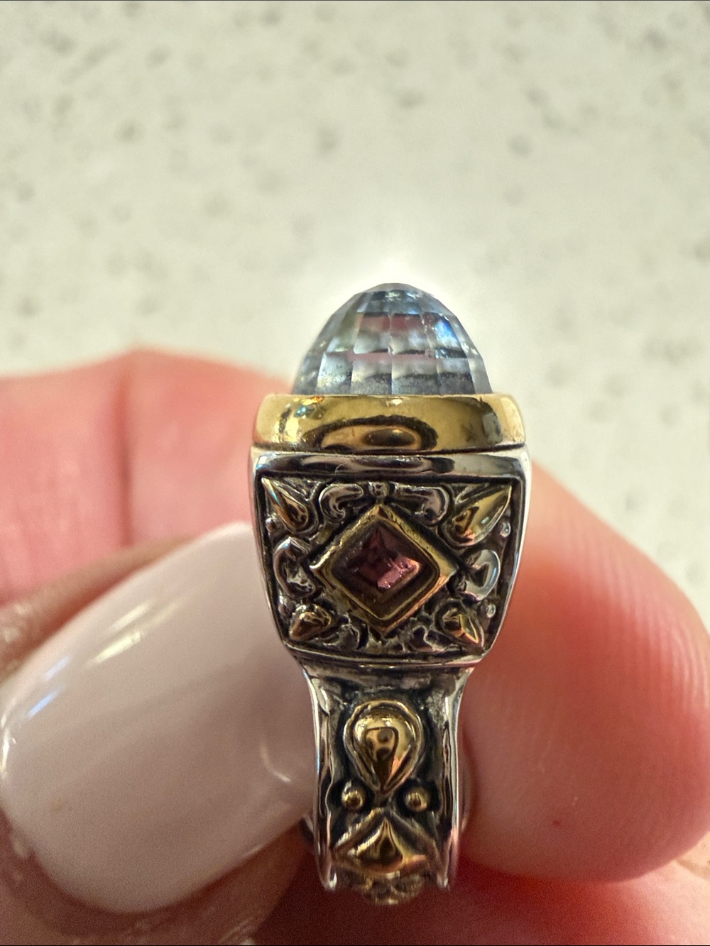 John Hardy two toned vintage earrings